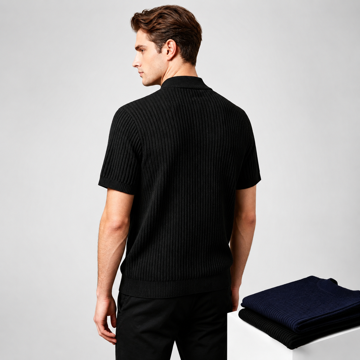 Alden Ribbed Knit Shirt