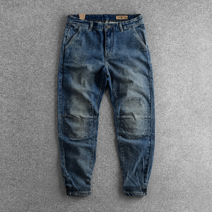True Denim Double-Knee Utility Jeans