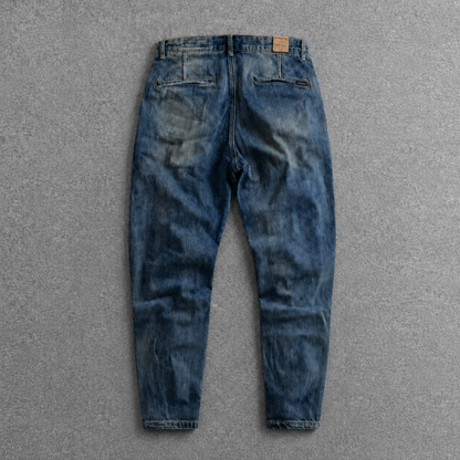 True Denim Double-Knee Utility Jeans