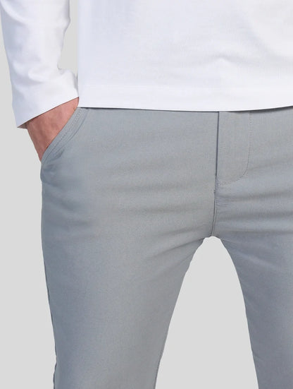 Noa Stretch Pants - Light Grey