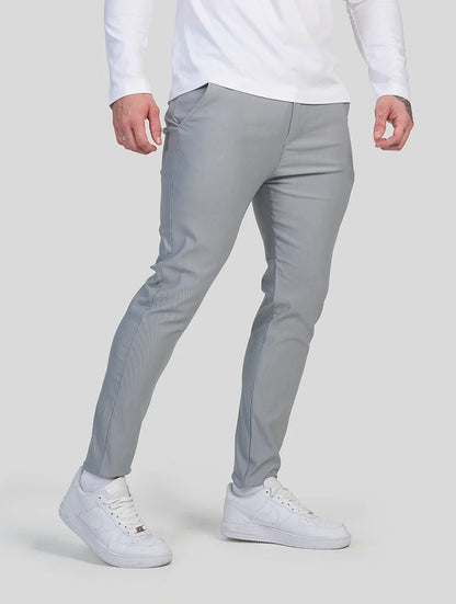 Noa Stretch Pants - Light Grey