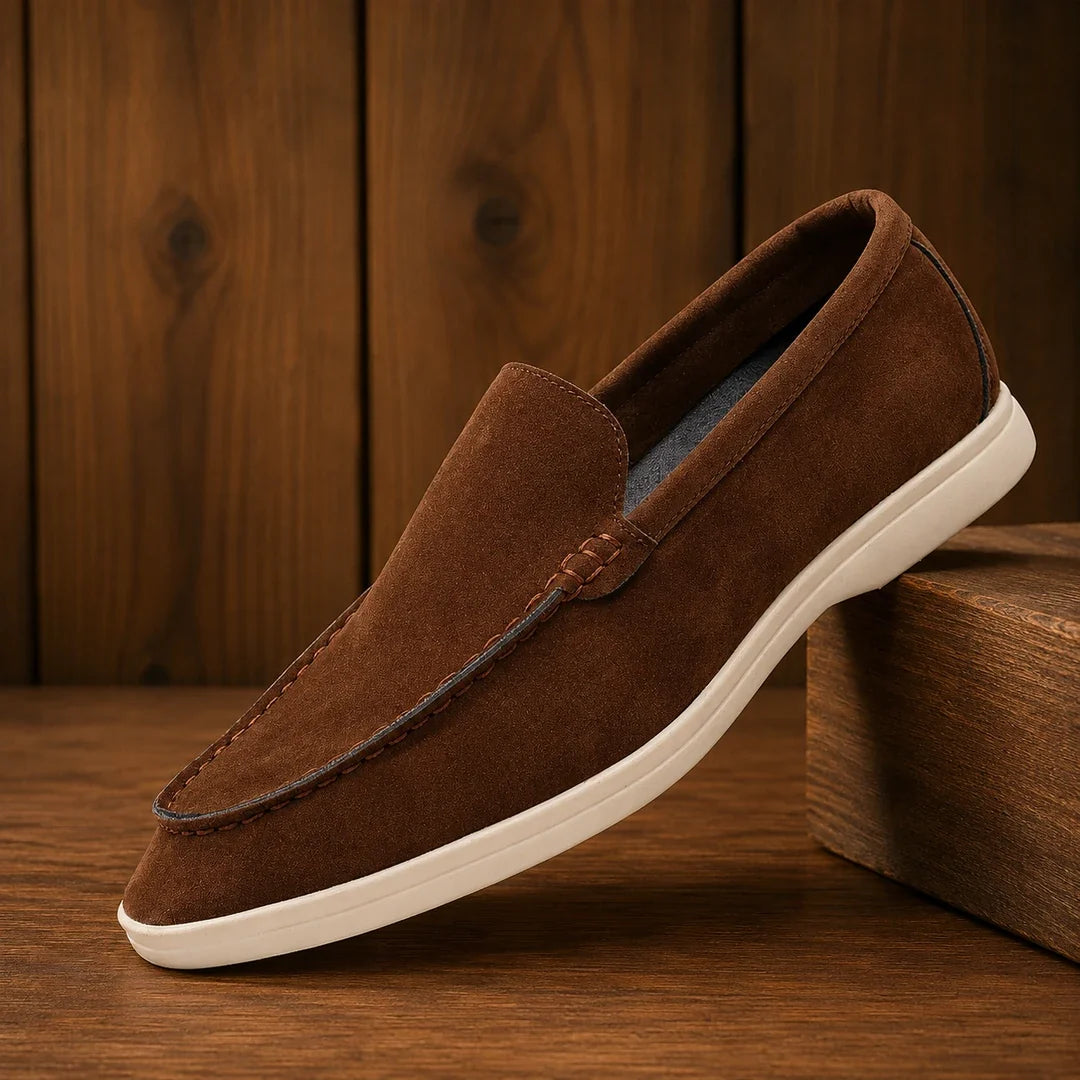 Modern Suede Loafers