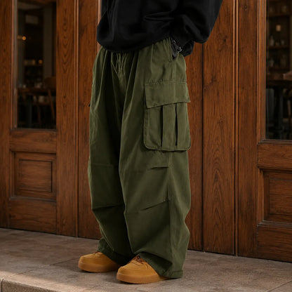 Wide Leg Cargo Pants