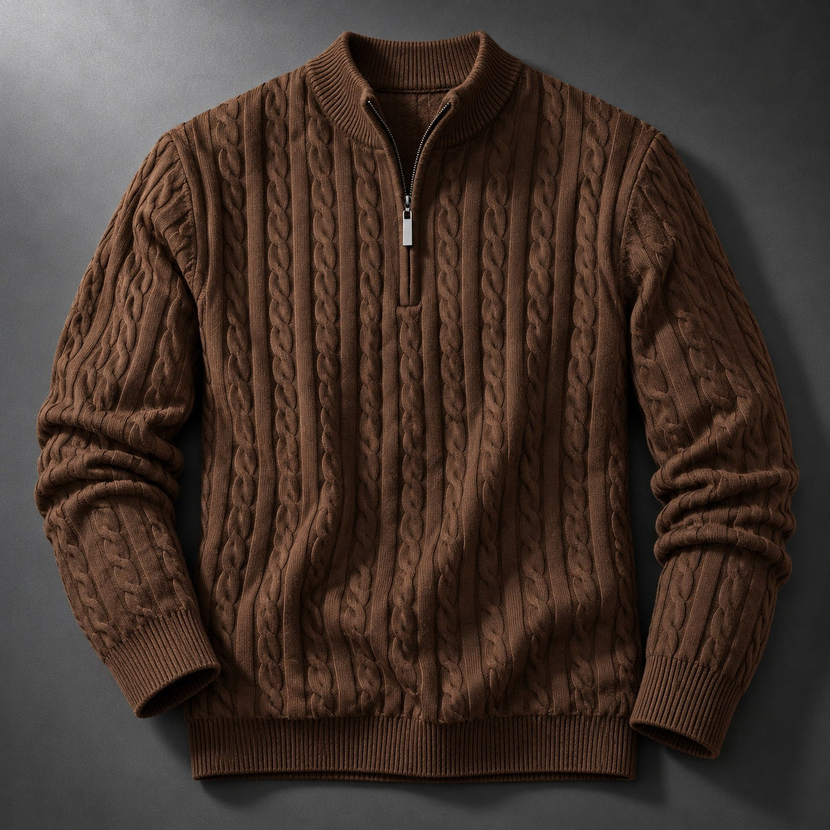 Braewick Cable Quarter Zip