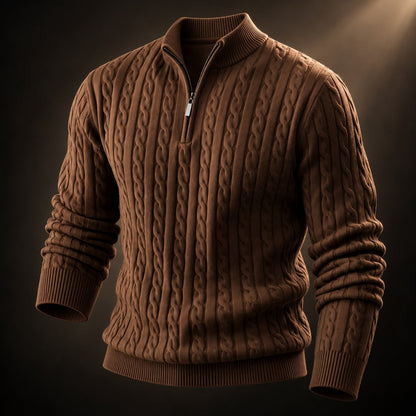 Braewick Cable Quarter Zip