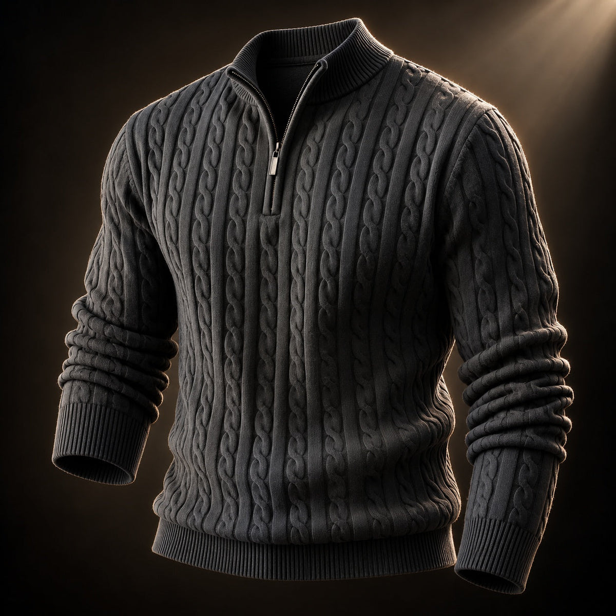 Braewick Cable Quarter Zip