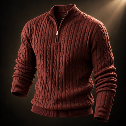 Braewick Cable Quarter Zip