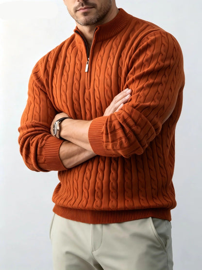 Braewick Cable Quarter Zip