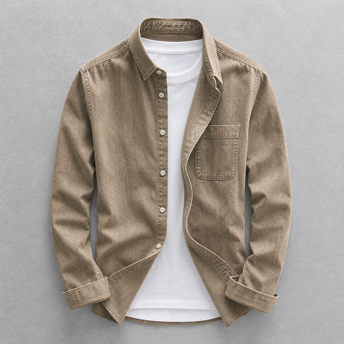 Rousseau Washed Cotton Overshirt