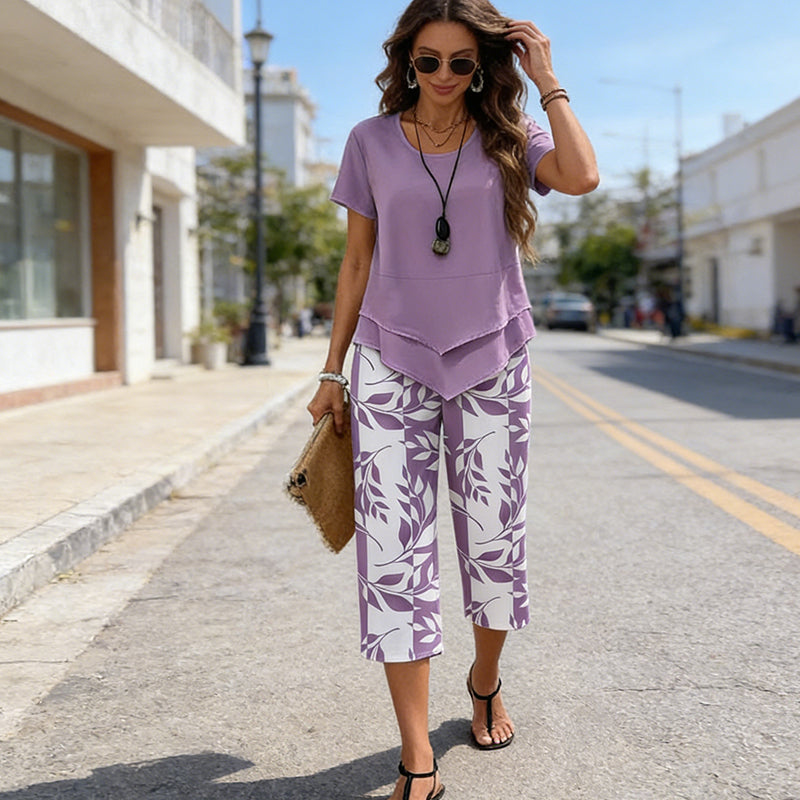 Casual Layered 2-Piece Set