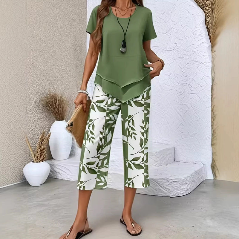 Casual Layered 2-Piece Set